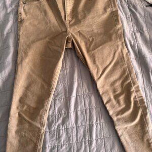 Women's Tan and Cream Jeans